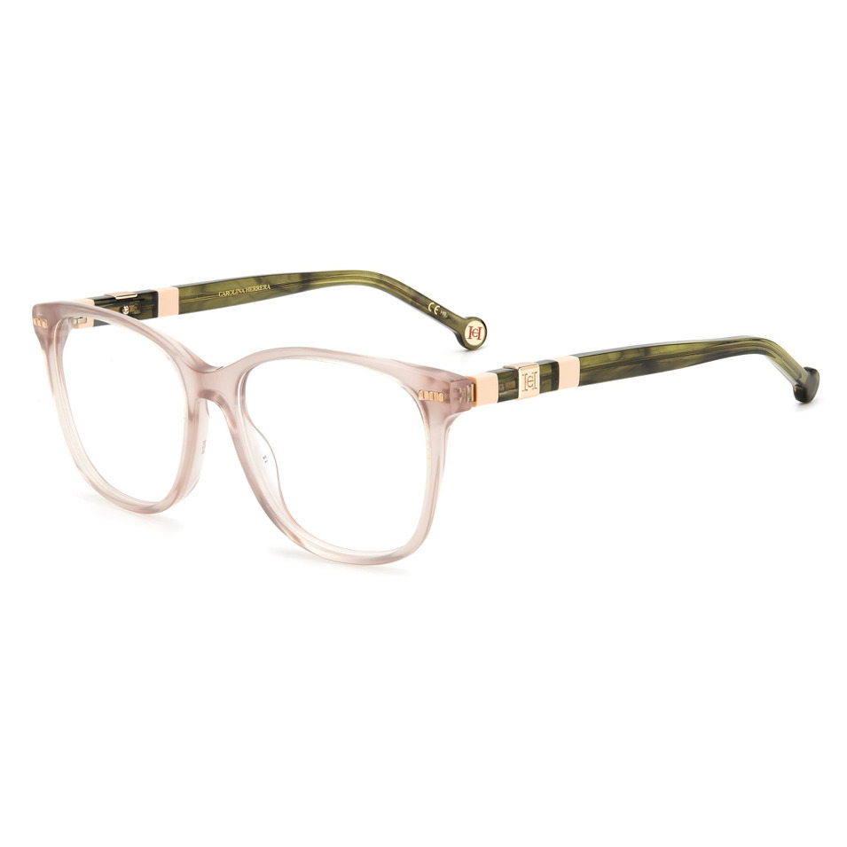 Nwt Carolina Herrera Ch-0050-3io Green 54mm Eyeglasses